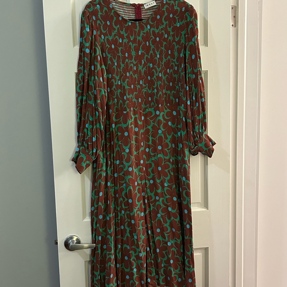 Wray NYC Virgo Dress in Midnight Daisy 2X